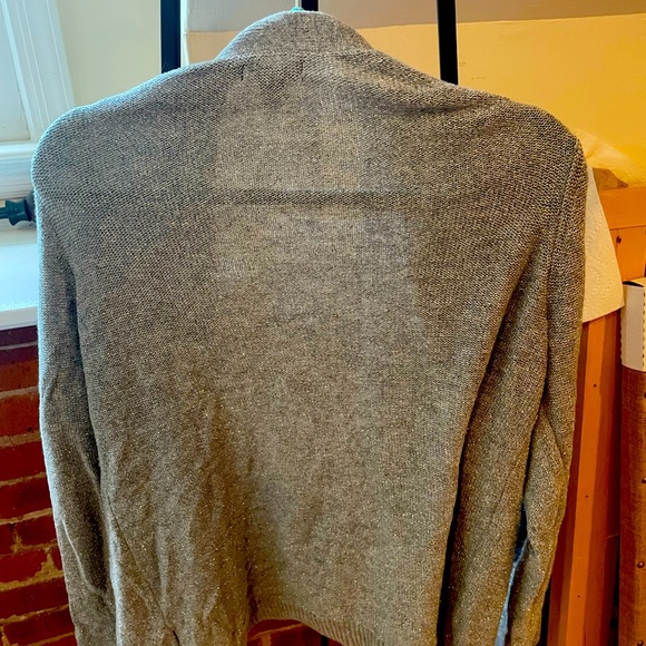 Gap silver sparkly cardigan sweater - Picture 2 of 4